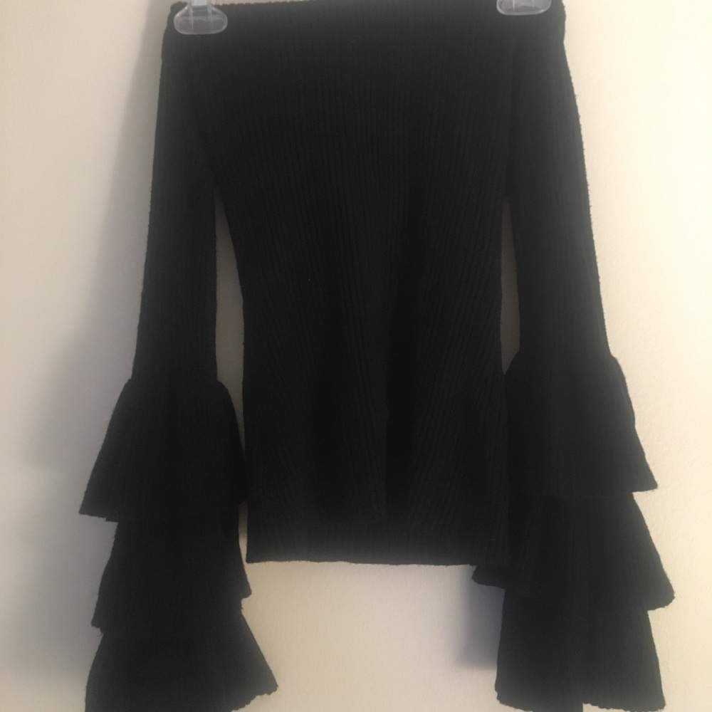 Off shoulder sweater